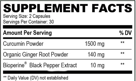CURAFEN_Supplement_facts