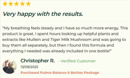 Pulmo Balance Customer Reviews