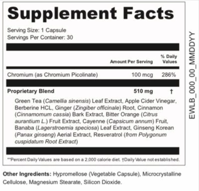 Hormovance Supplement Facts