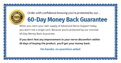 Advanced Nerve Support Money Back Guarantee