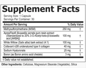 Flexafen-supplement-facts