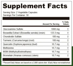 JointBrex Ingredients
