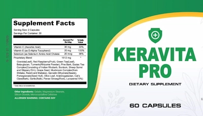 Keravita Pro supplement facts